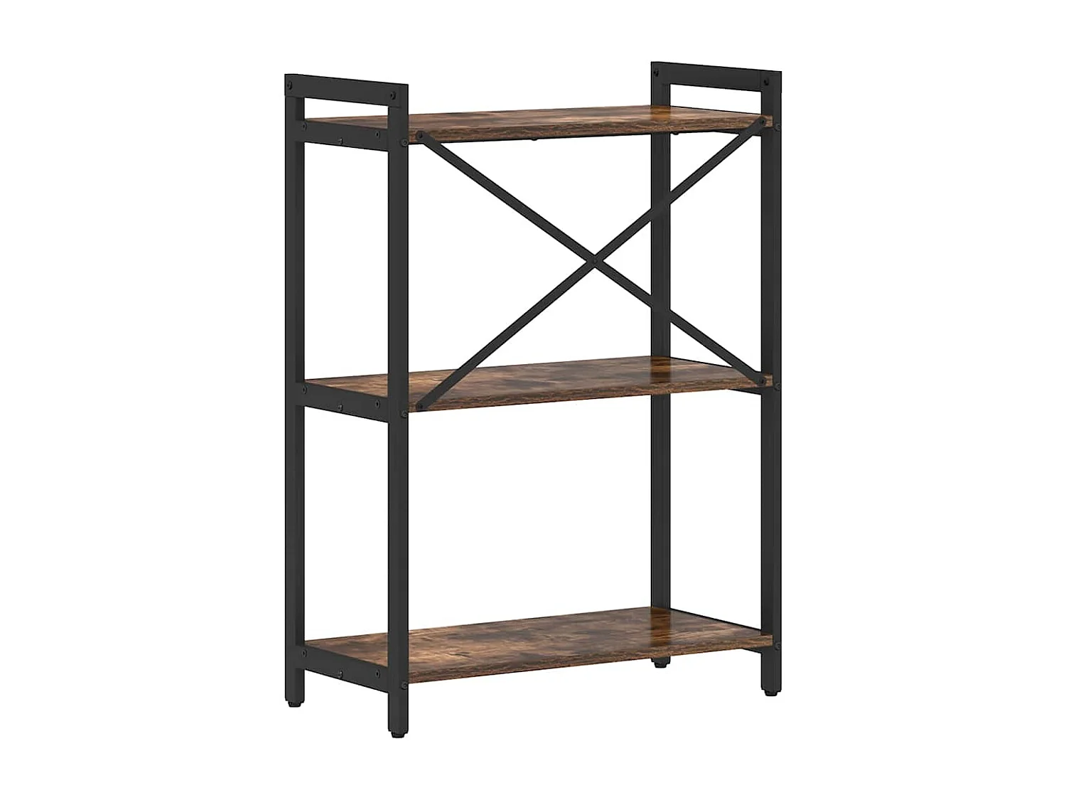 Bibliothèque Chêne fumé 60 x 30 x 83 cm Bois d'ingénierie