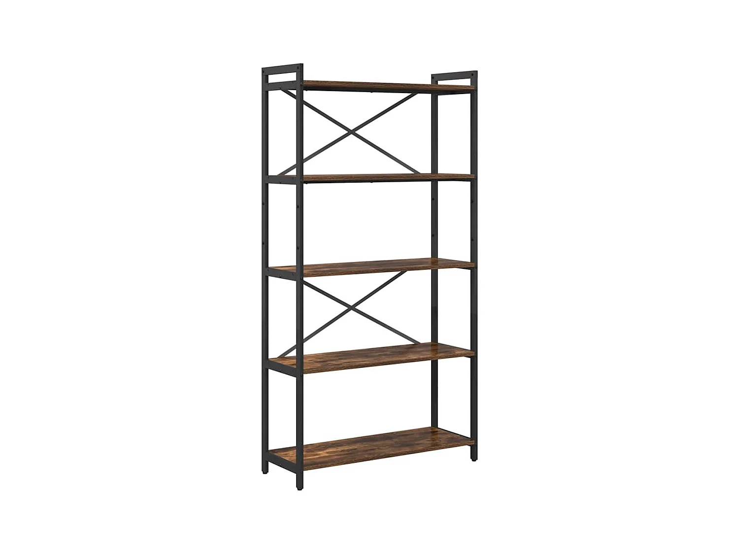 Bibliothèque Chêne fumé 80 x 30 x 153 cm Bois d'ingénierie