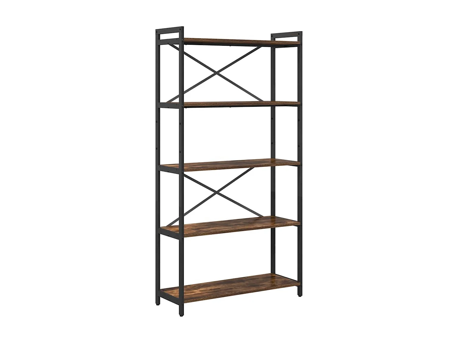 Bibliothèque Chêne fumé 80 x 30 x 153 cm Bois d'ingénierie