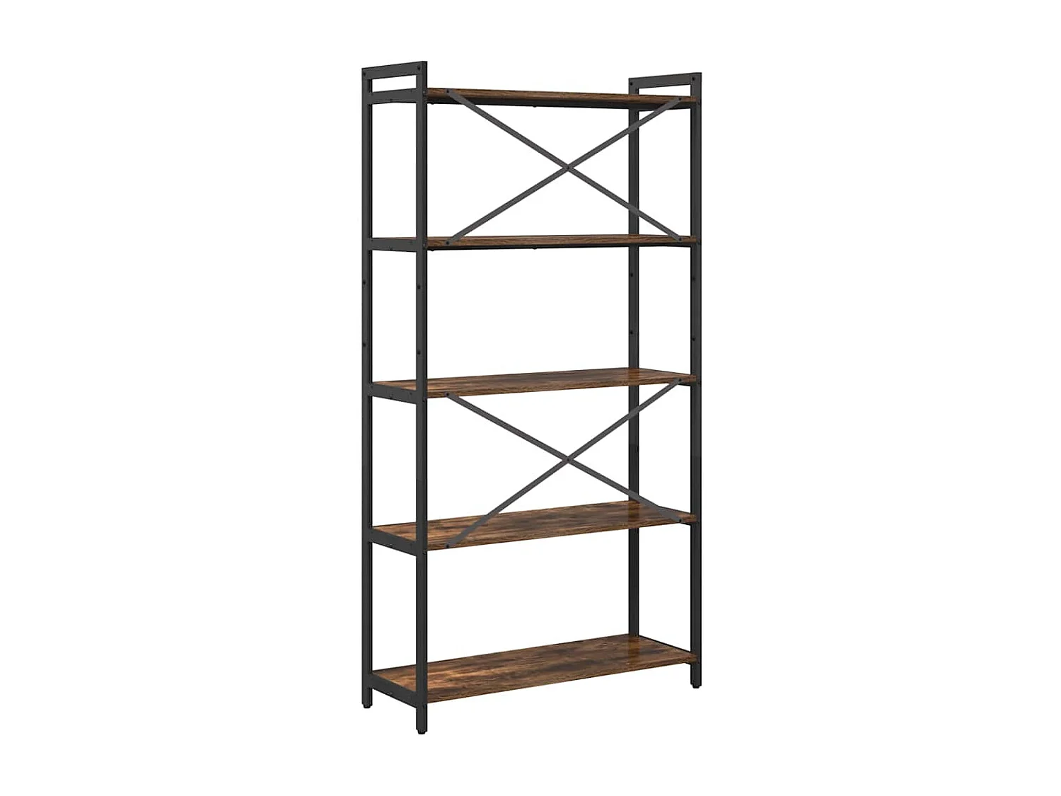 Bibliothèque Chêne fumé 80 x 30 x 153 cm Bois d'ingénierie