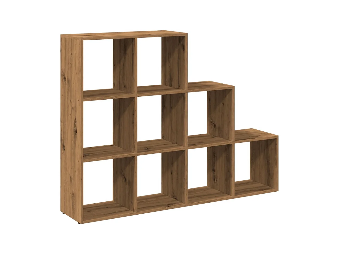 3-laags kamerverdelerplank, handgemaakt eikenhout