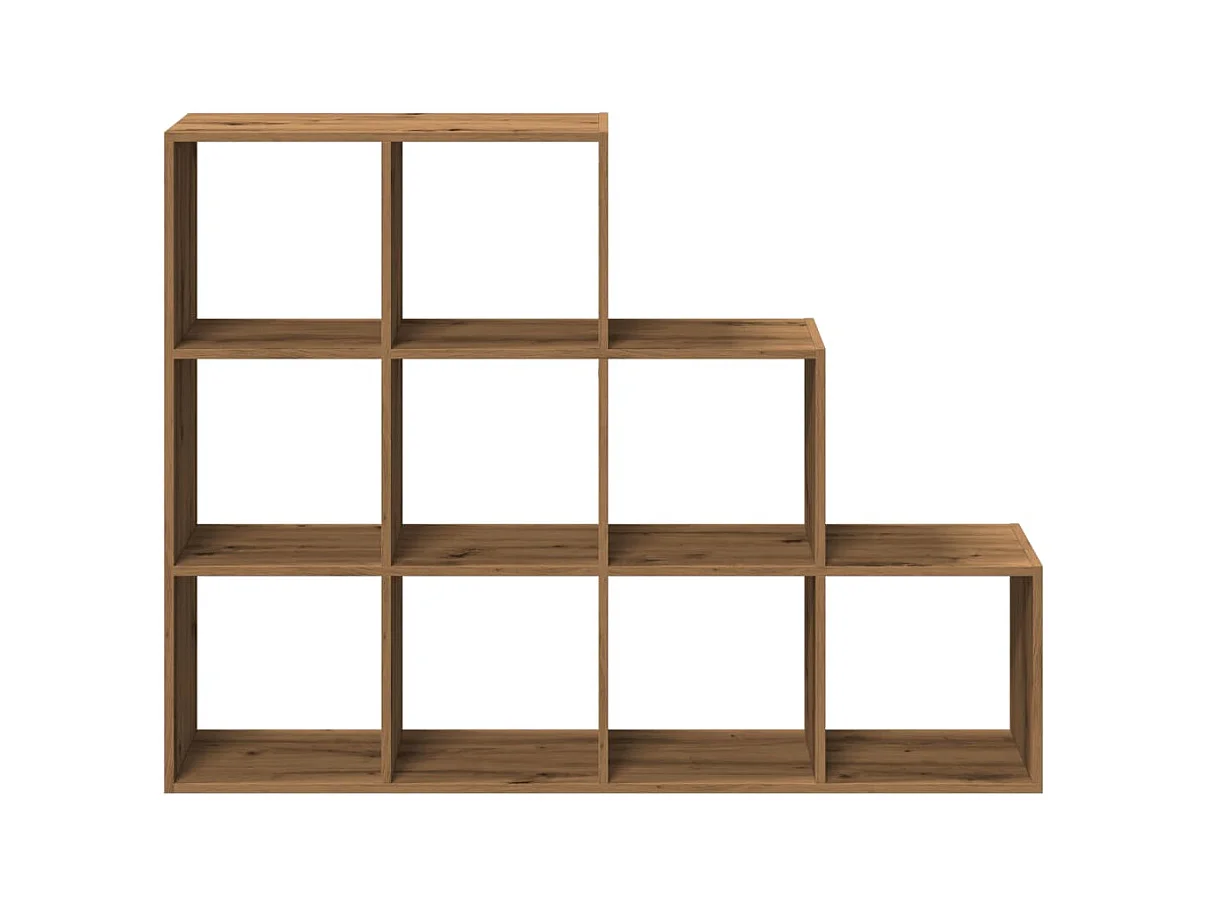 3-laags kamerverdelerplank, handgemaakt eikenhout