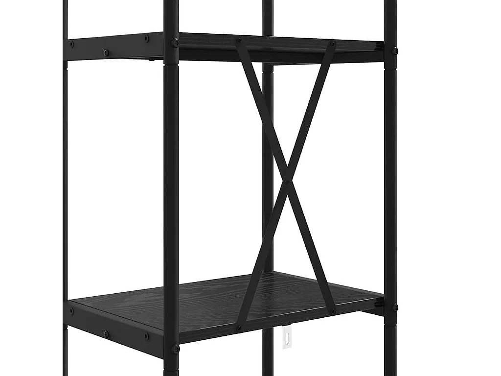 Étagère Chêne noir 40 x 30 x 146 cm Bois d'ingénierie