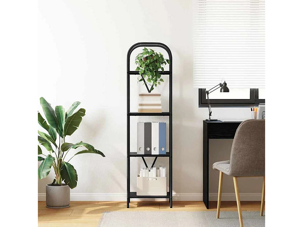 Étagère Chêne noir 40 x 30 x 146 cm Bois d'ingénierie