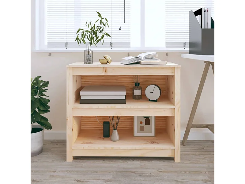 Bibliothèque 80x35x68 cm Bois de pin massif