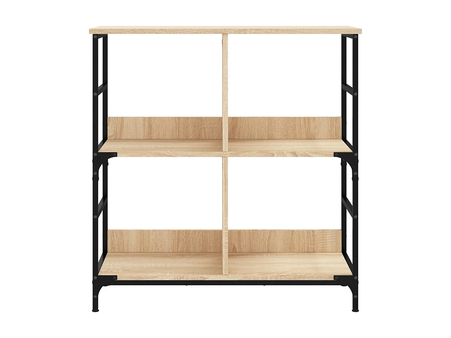 Bibliothèque chêne sonoma 78,5x33x82 cm bois d'ingénierie