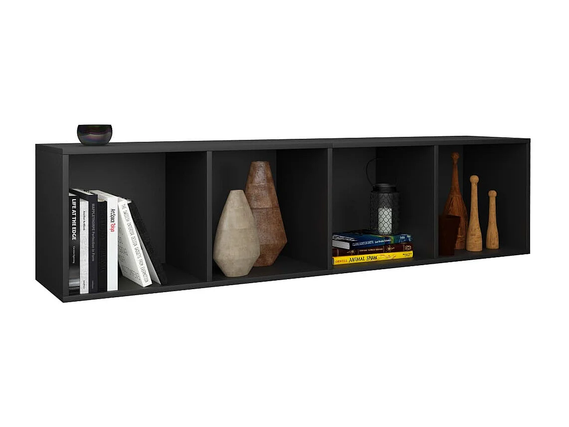 Bibliothèque/Meuble TV Blanc 36x30x143 cm Bois d'ingénierie