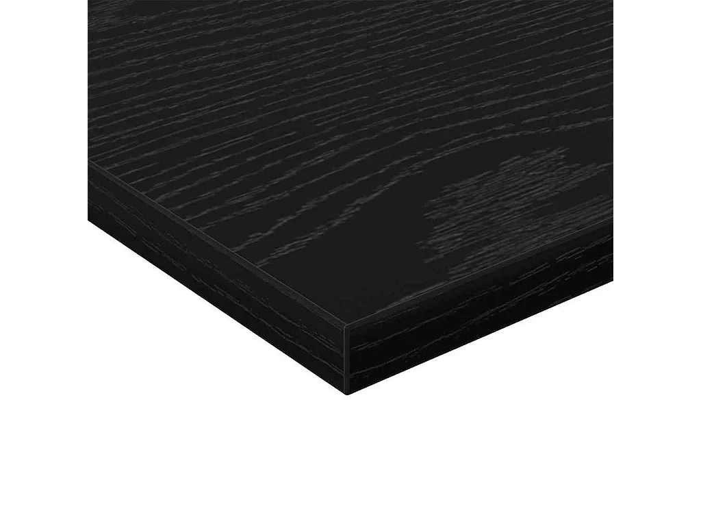 Étagère à livres 4 pcs Noir 40 x 30 x 1.5 cm Bois d'ingénierie