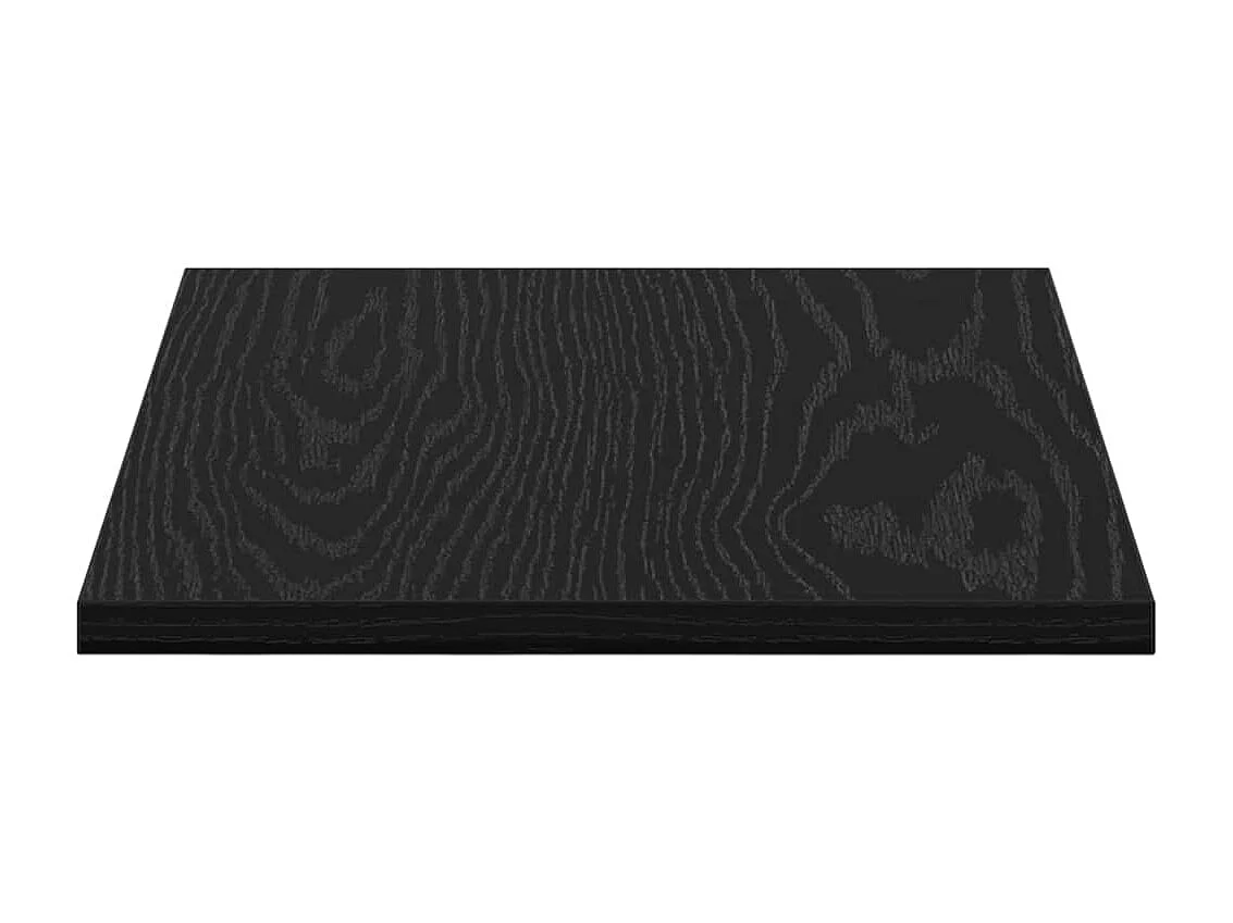 Étagère à livres 4 pcs Noir 40 x 30 x 1.5 cm Bois d'ingénierie