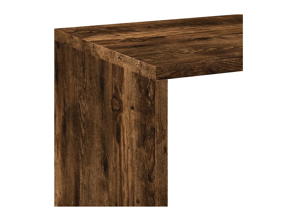 Raumteilerregal Räuchereiche 102x29x103,5 cm