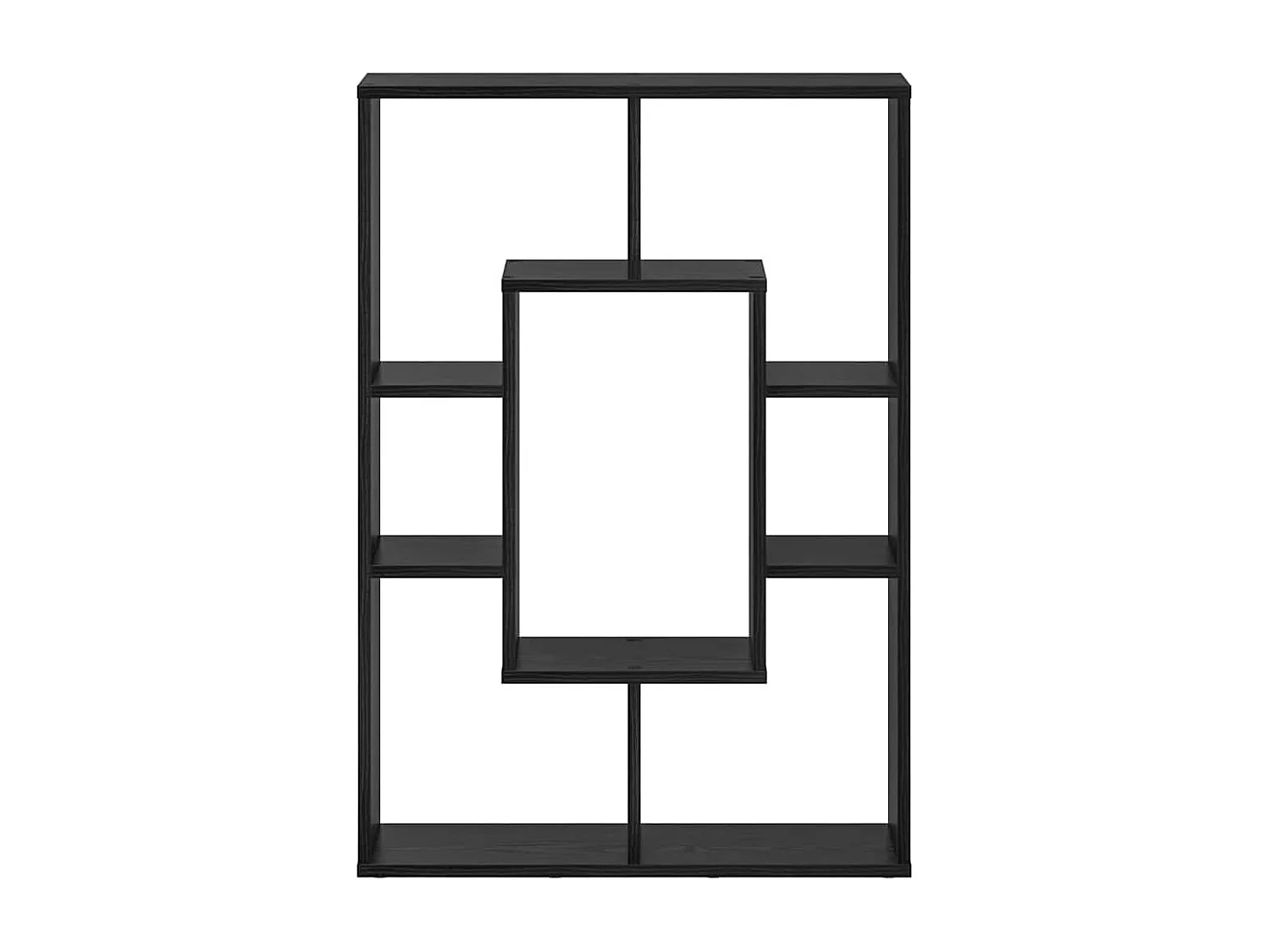 Libreria in rovere nero 63 x 20 x 90 cm in legno ingegnerizzato