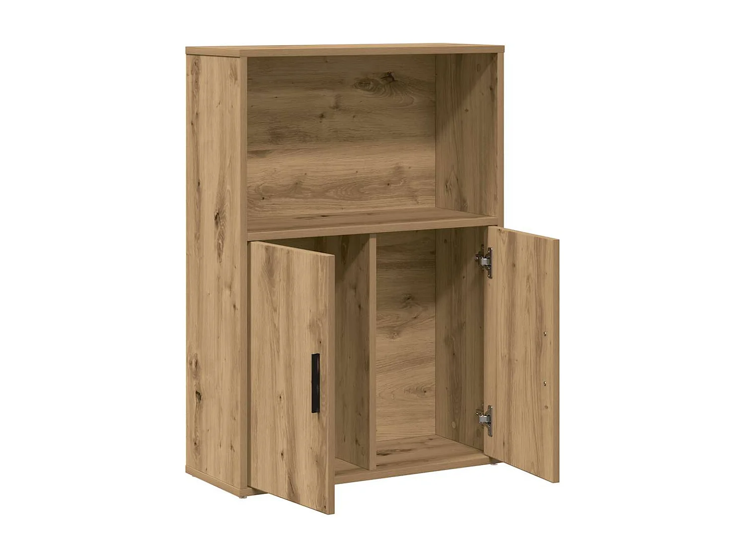 Libreria artigianale in rovere 60x24x85 cm in legno ingegnerizzato