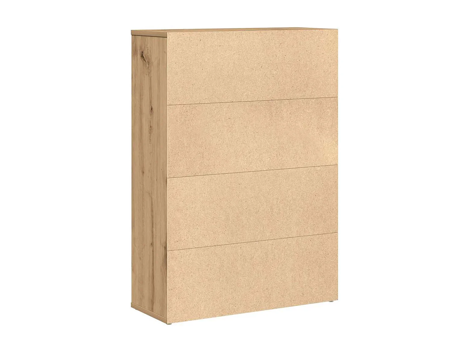 Libreria artigianale in rovere 60x24x85 cm in legno ingegnerizzato