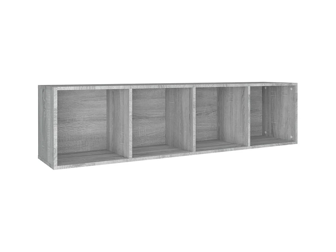 Bibliothèque/Meuble TV Sonoma gris 36x30x143 cm