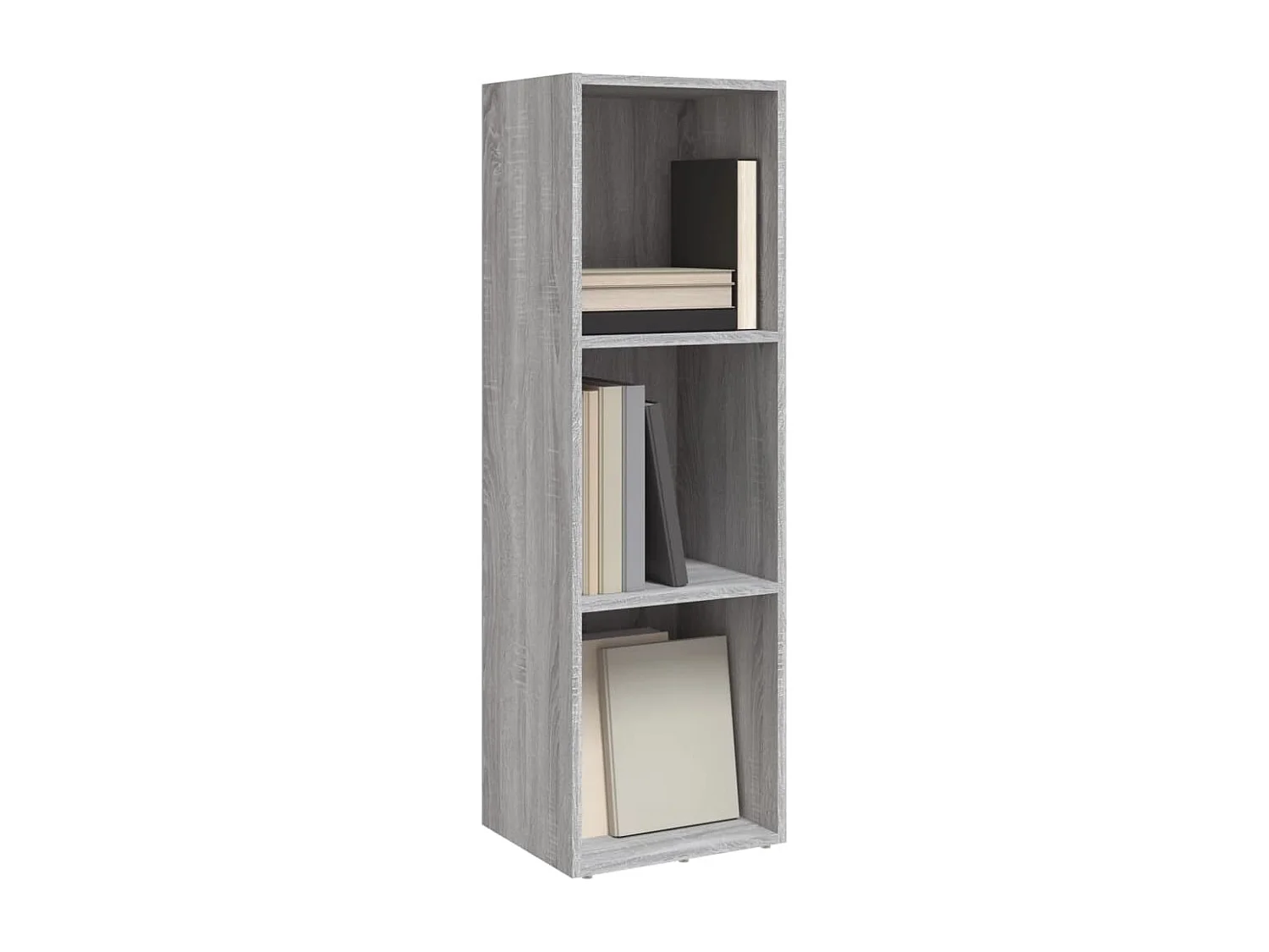 Bibliothèque/Meuble TV sonoma gris 36x30x114 cm bois ingénierie