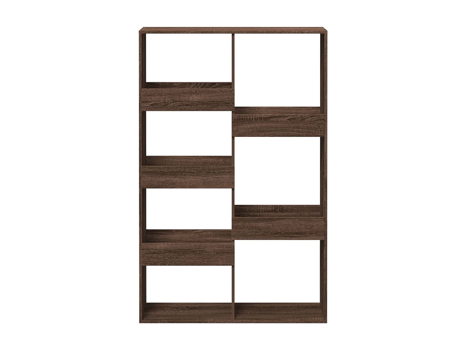 Parete divisoria in legno ingegnerizzato color rovere marrone