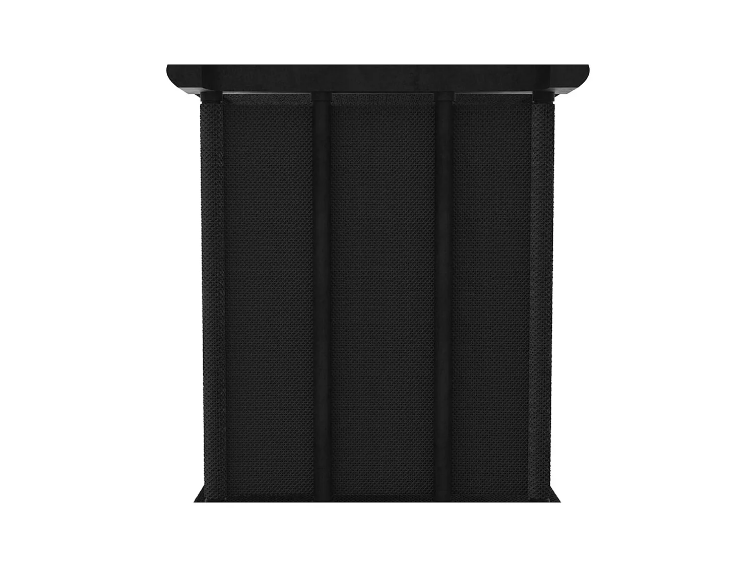 Étagère à 9 cubes avec boîtes Noir 103x30x107,5 cm Tissu