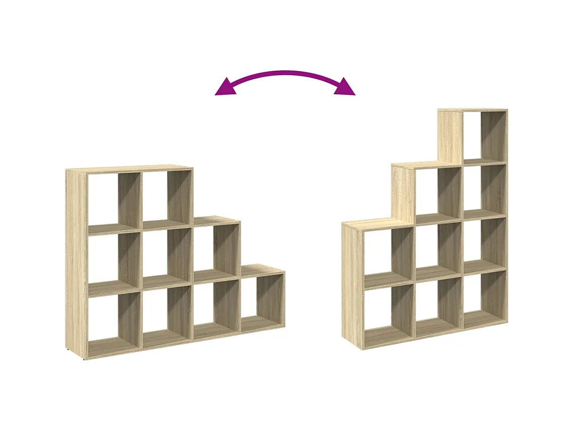 3-laags kamerverdelerplank in Sonoma eiken