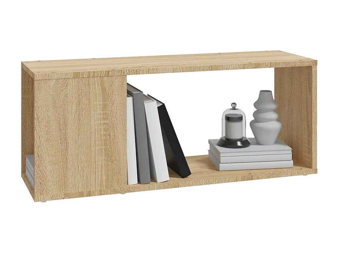 Meuble TV Chêne sonoma 80x24x32 cm Bois d'ingénierie