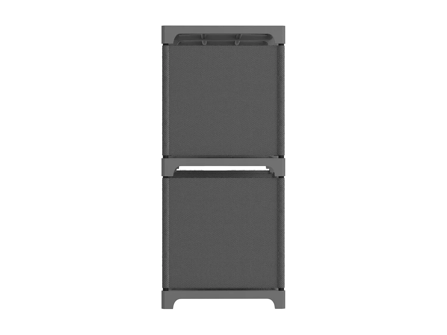 Étagère d'affichage 6 cubes Gris 103x30x72,5 cm Tissu