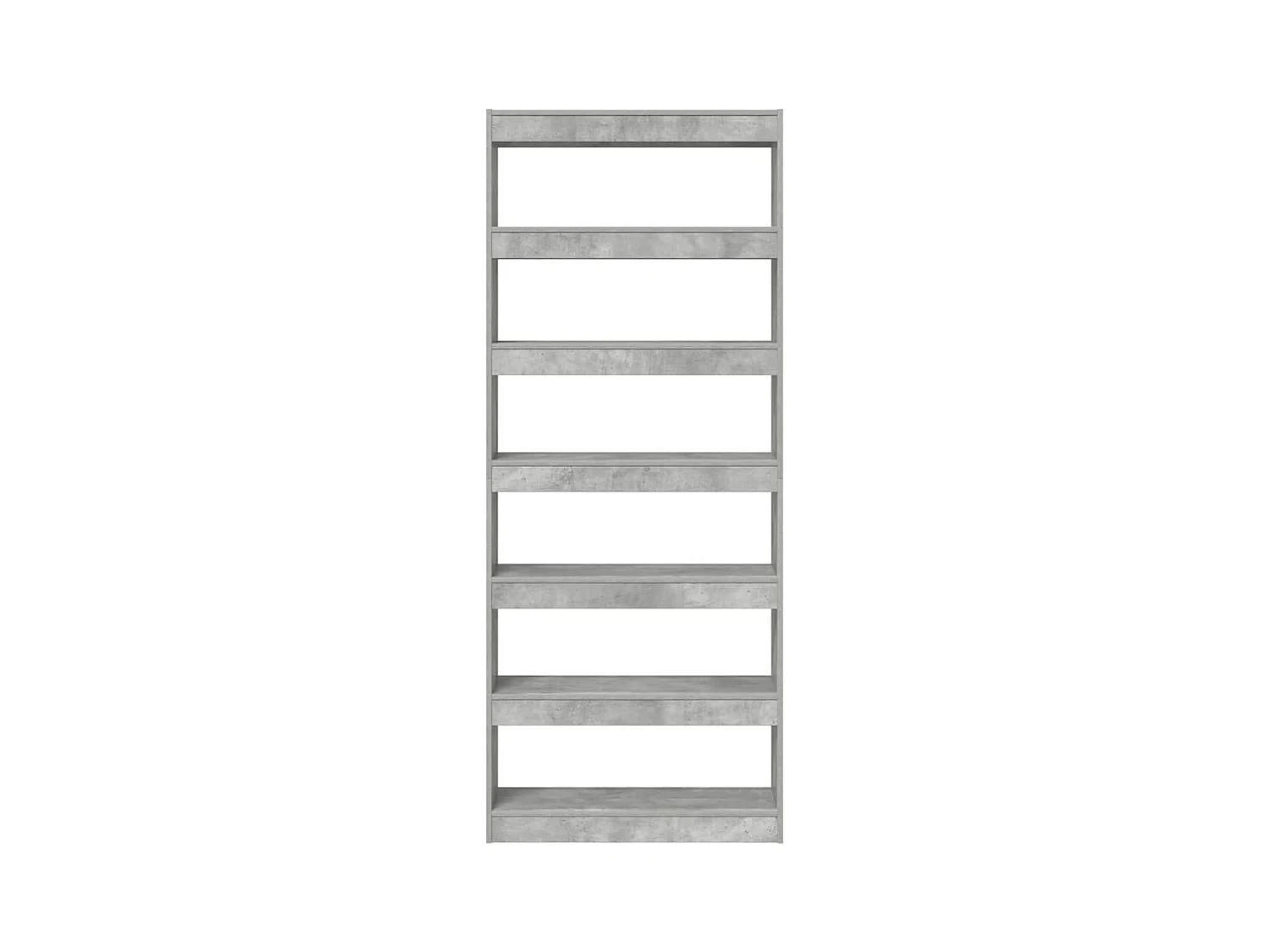 Librería de hormigón gris 80 x 30 x 198 cm Madera de ingeniería