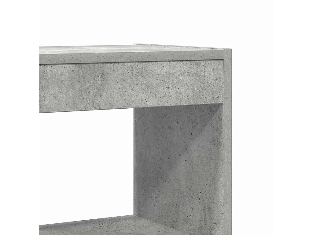 Betongraues Bücherregal 80 x 30 x 198 cm, Holzwerkstoff