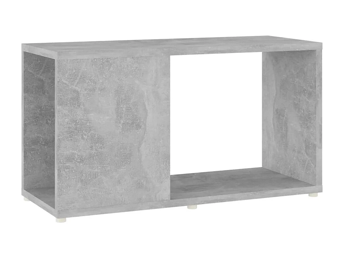 Meuble TV Gris béton 60x24x32 cm Bois d'ingénierie