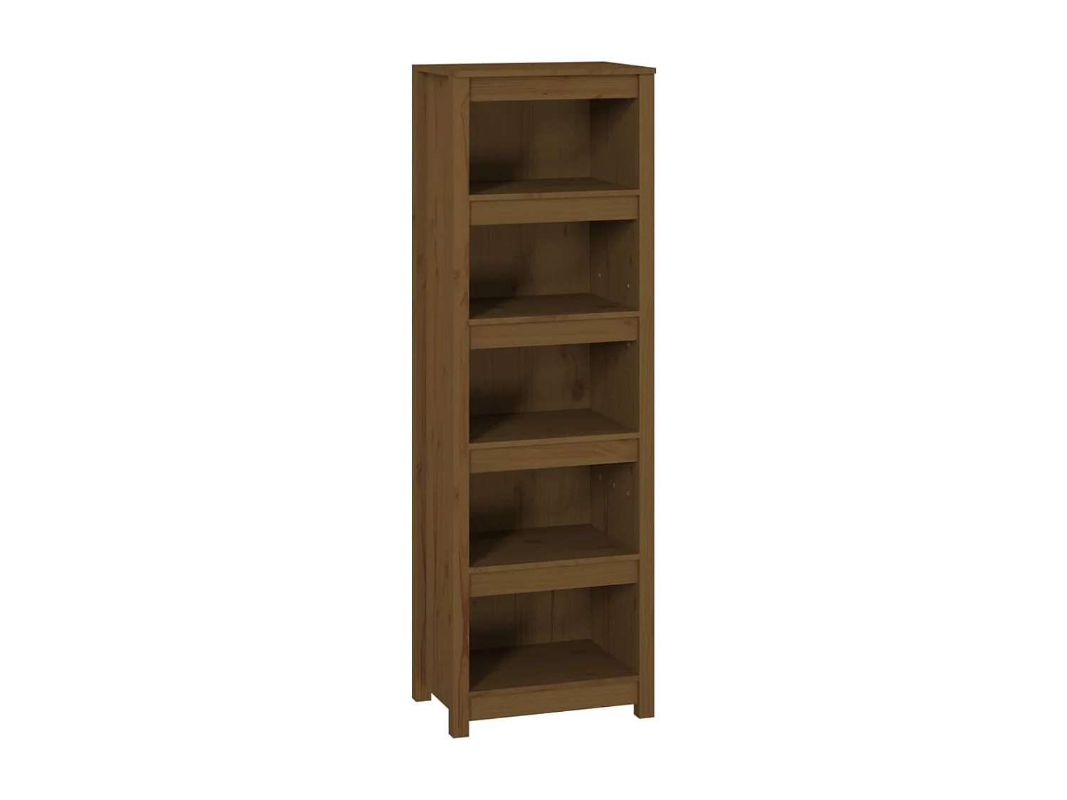 Bibliothek Honigbraun 50x35x154 cm Massivholz Kiefer