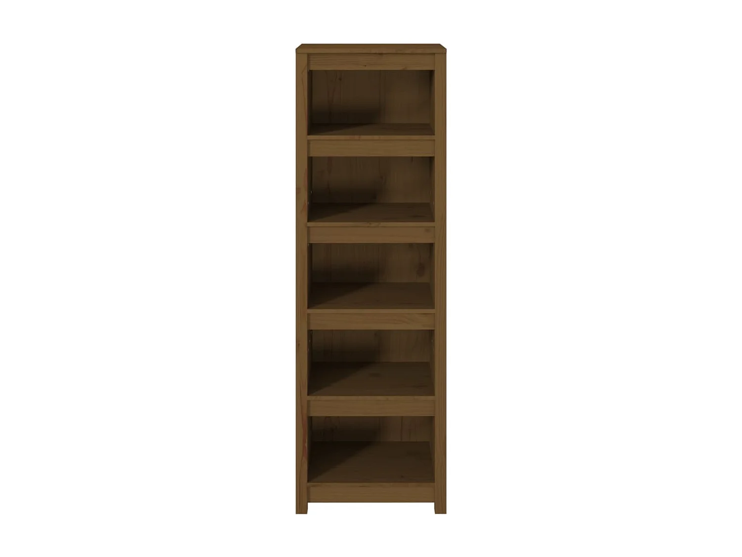 Bibliothek Honigbraun 50x35x154 cm Massivholz Kiefer