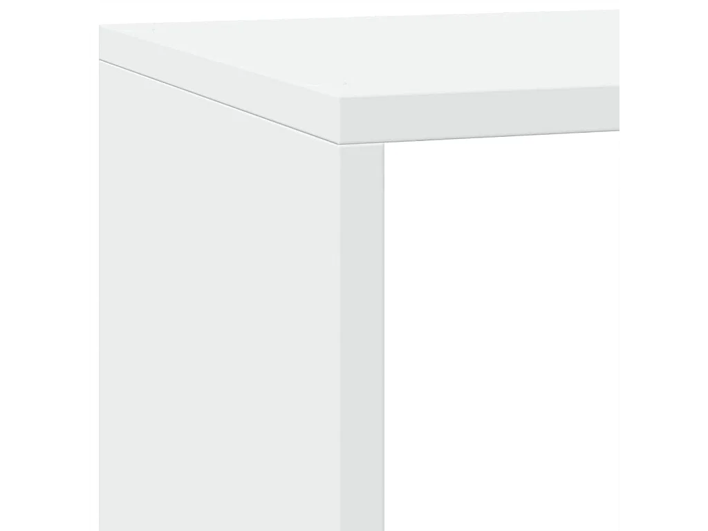 Scaffale divisorio a 3 ripiani bianco 137,5x29x103,5cm