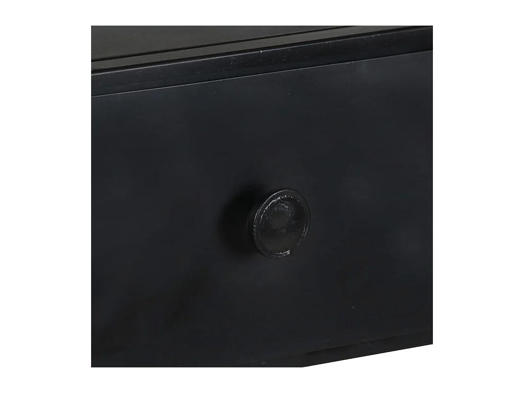 Bibliothèque 80x35x180 cm Bois de manguier brut et fer