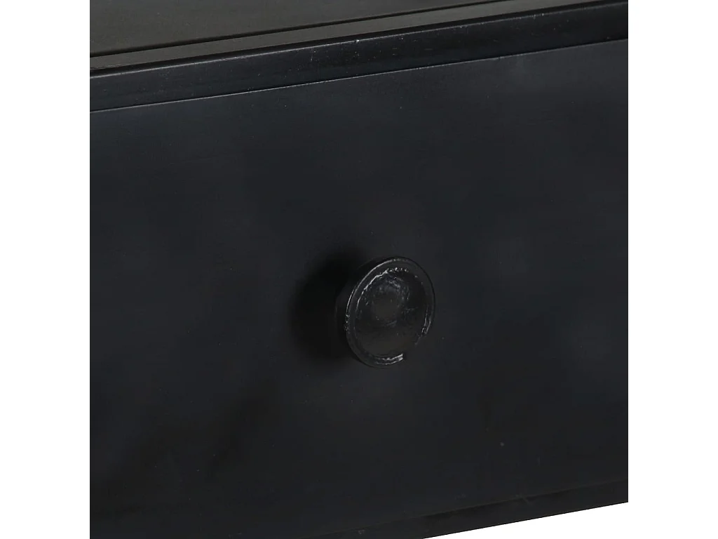 Bibliothèque 80x35x180 cm Bois de manguier brut et fer