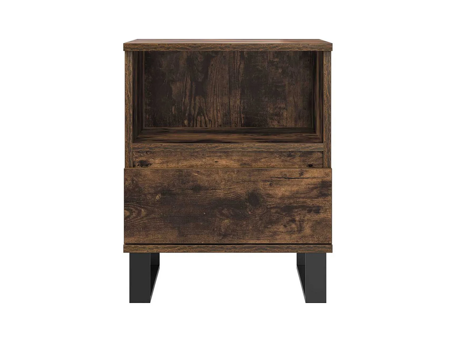 Tables de chevet 2 pcs chêne fumé 40x35x50 cm bois ingénierie