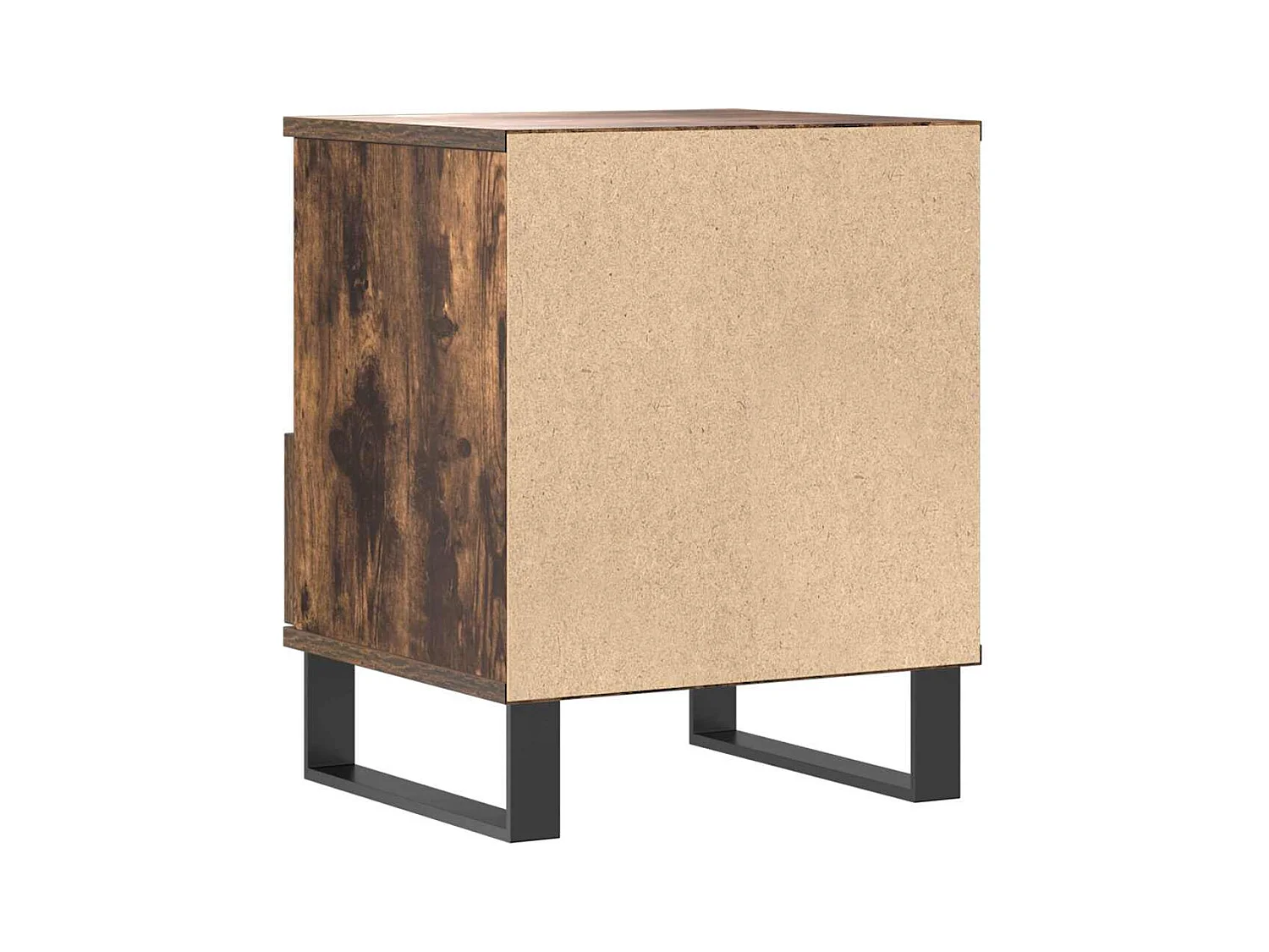 Tables de chevet 2 pcs chêne fumé 40x35x50 cm bois ingénierie