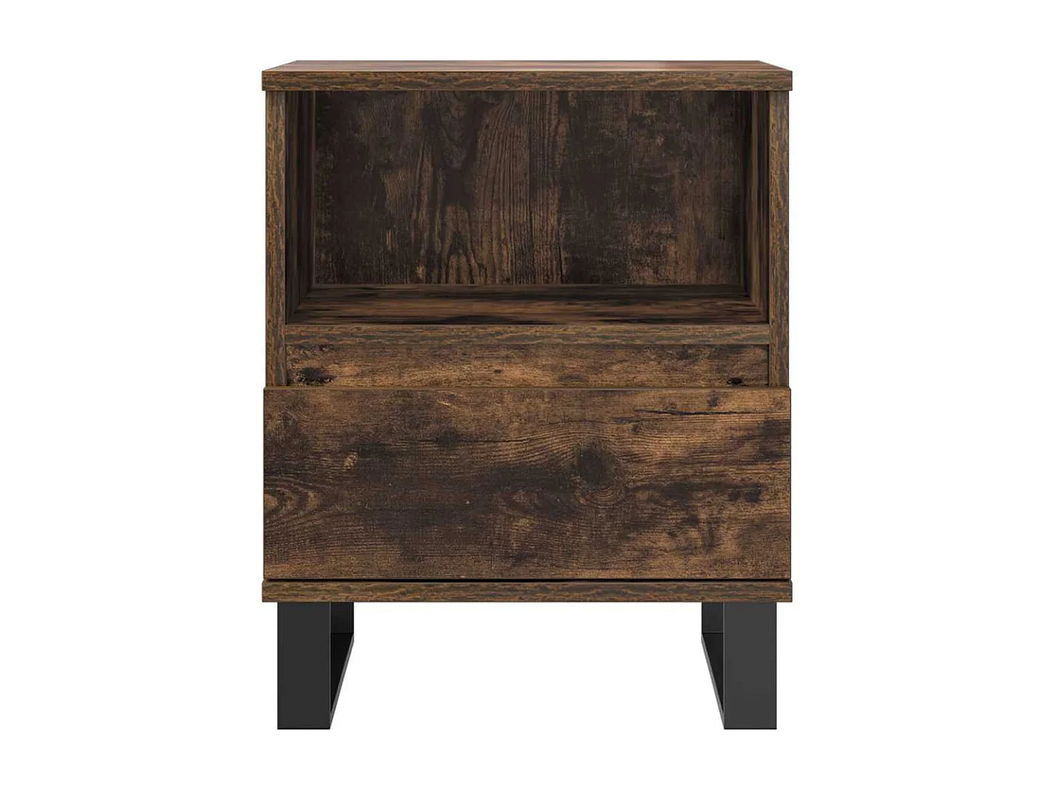 Tables de chevet 2 pcs chêne fumé 40x35x50 cm bois ingénierie