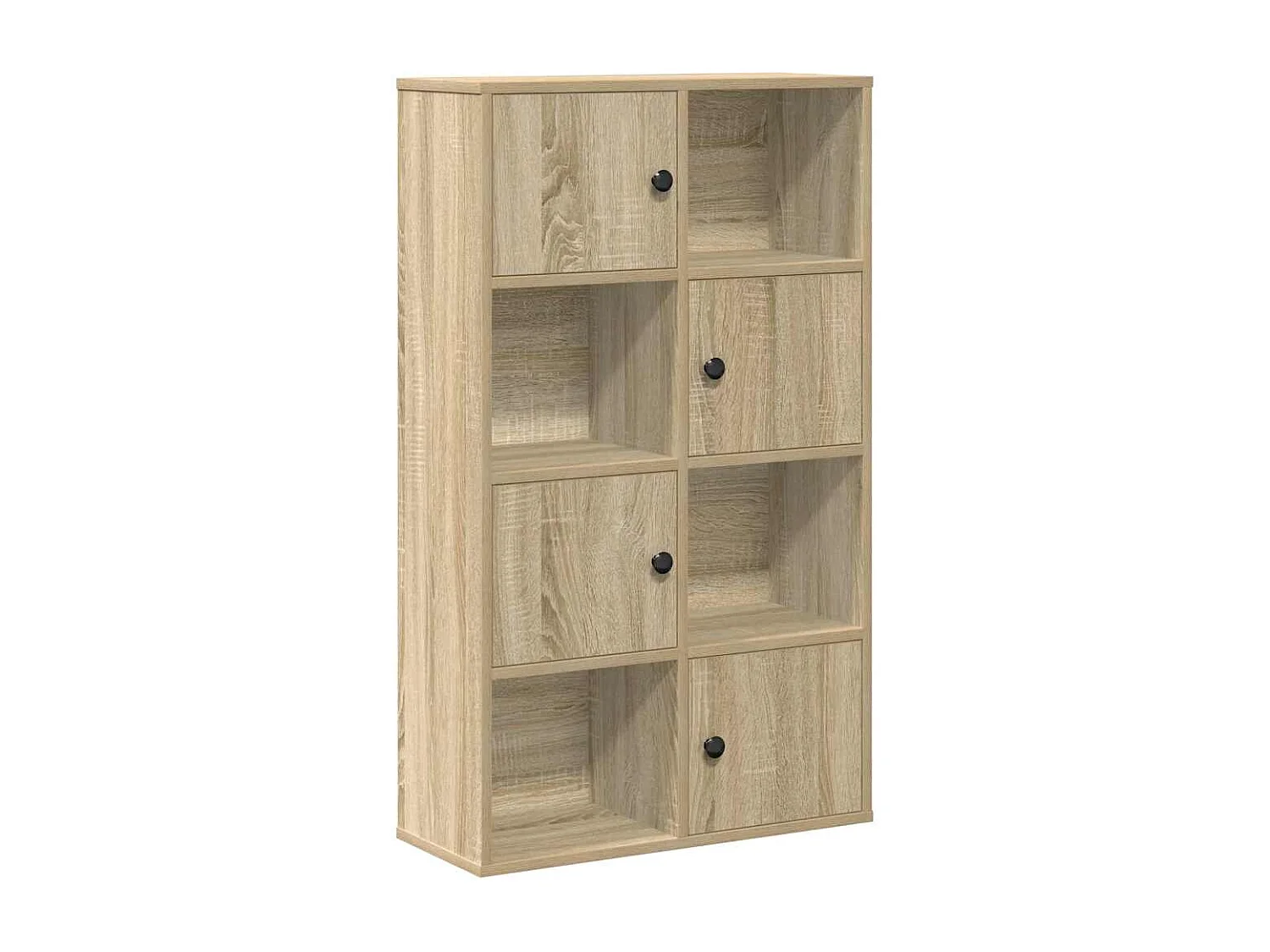 Bibliothèque chêne sonoma 60x24x101,5 cm bois d'ingénierie