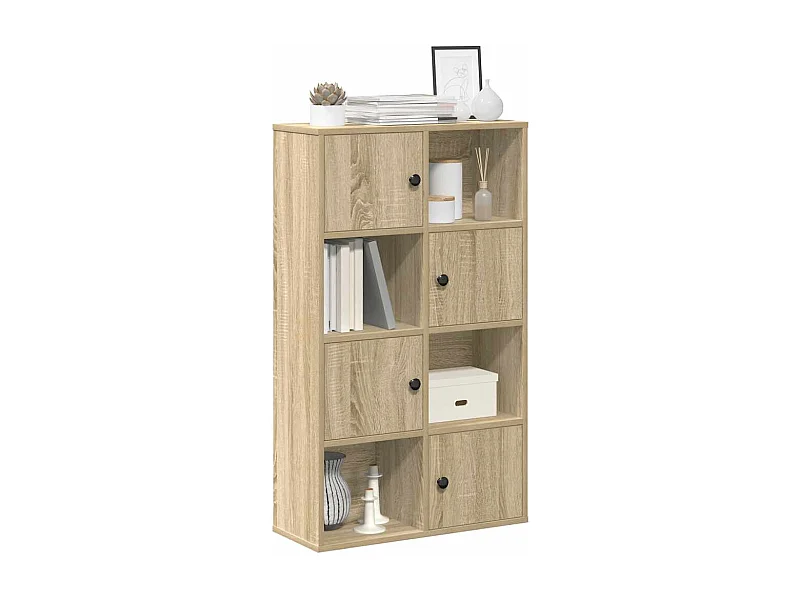 Sonoma eiken boekenkast 60x24x101,5 cm bewerkt hout