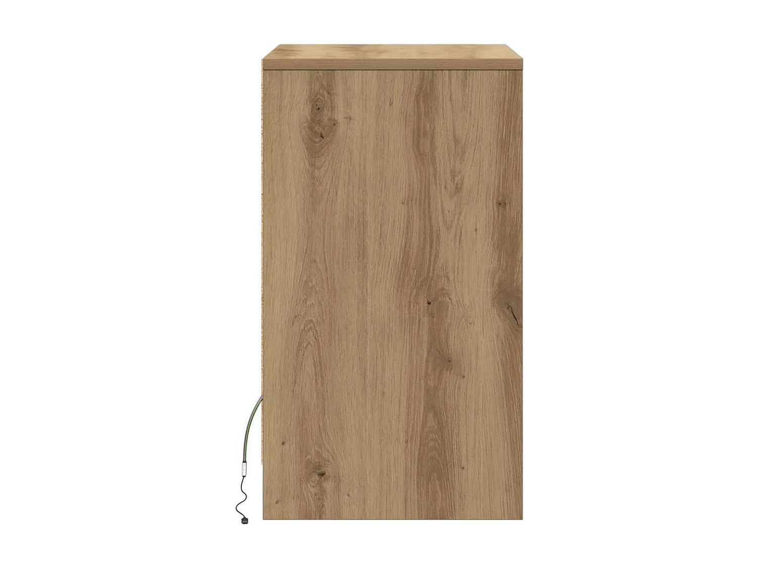 LED nachtkastje 2 stuks handgemaakt eiken 38 x 34 x 61 cm