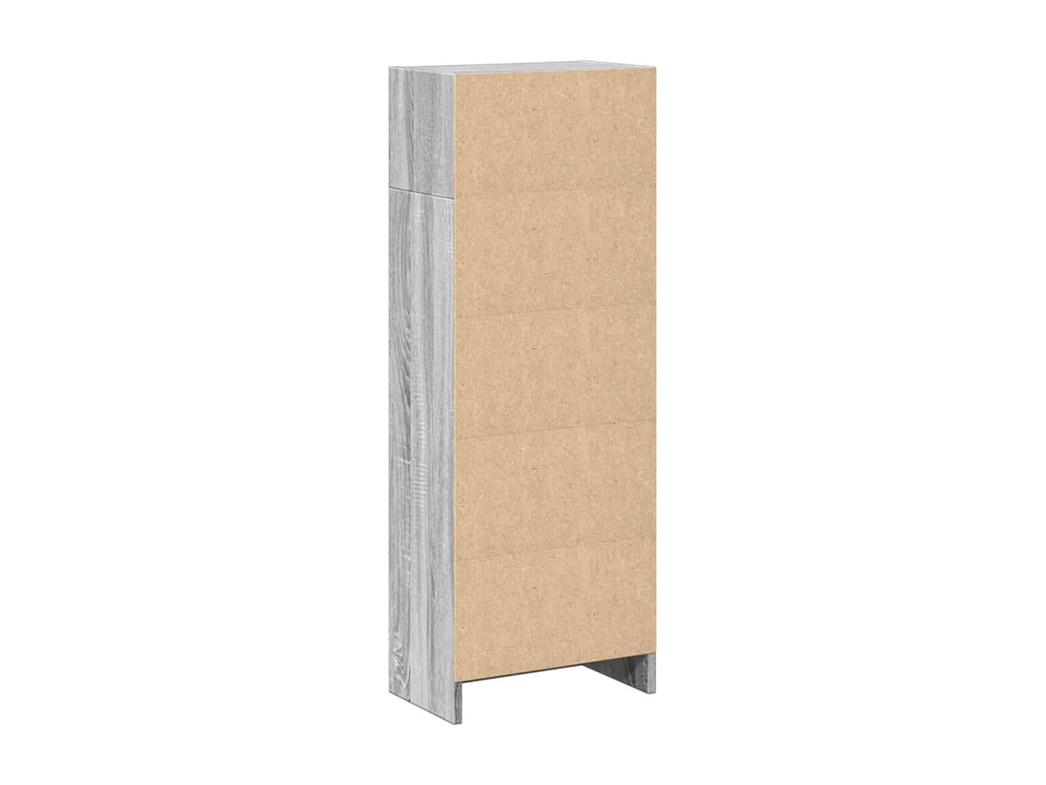 Libreria grigia Sonoma 40x24x109 cm in legno ingegnerizzato