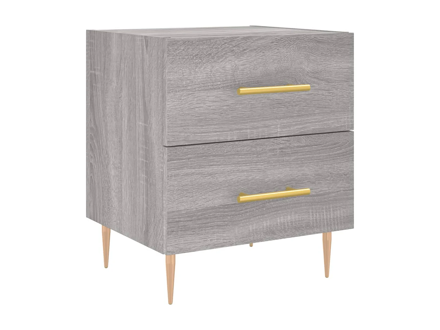 Table de chevet sonoma gris 40x35x47,5 cm bois d’ingénierie