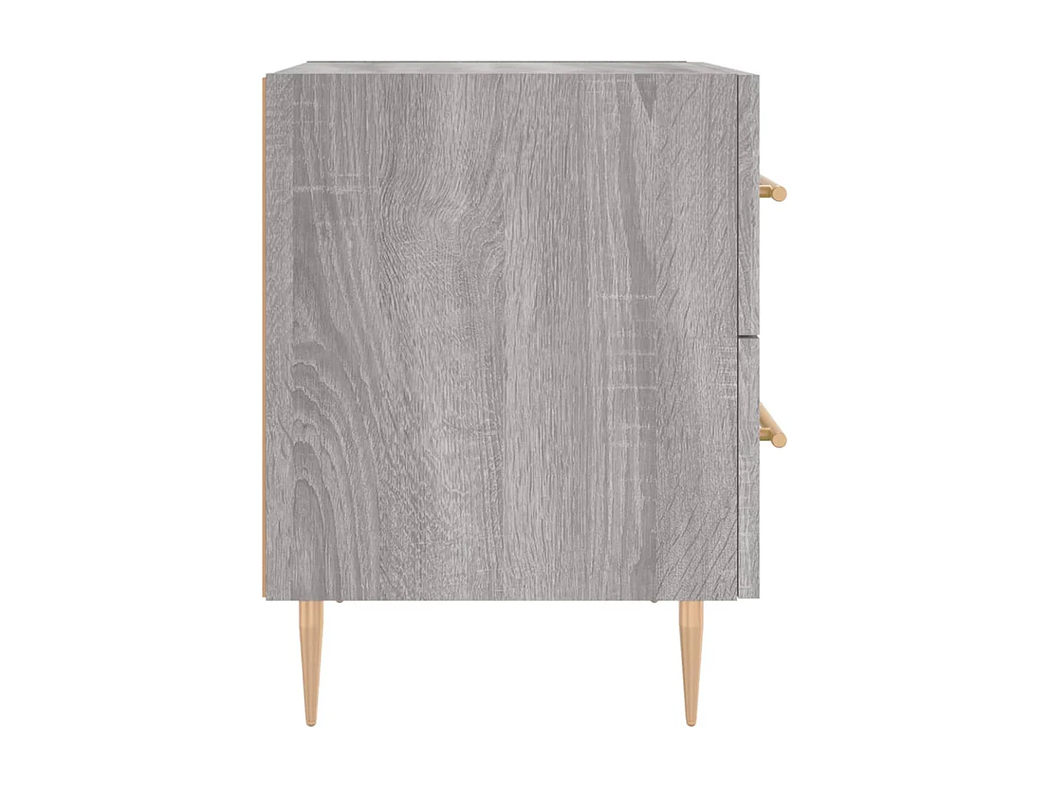 Table de chevet sonoma gris 40x35x47,5 cm bois d’ingénierie