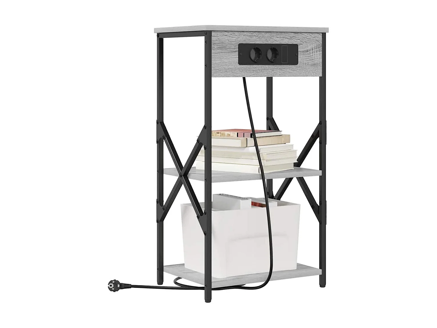 Armoires de chevet 2 pcs Sonoma gris 41 x 31 x 76 cm