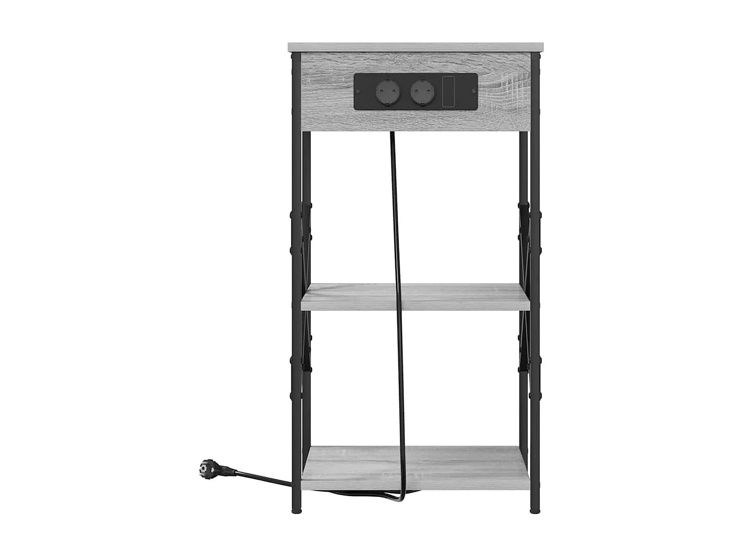 Armoires de chevet 2 pcs Sonoma gris 41 x 31 x 76 cm