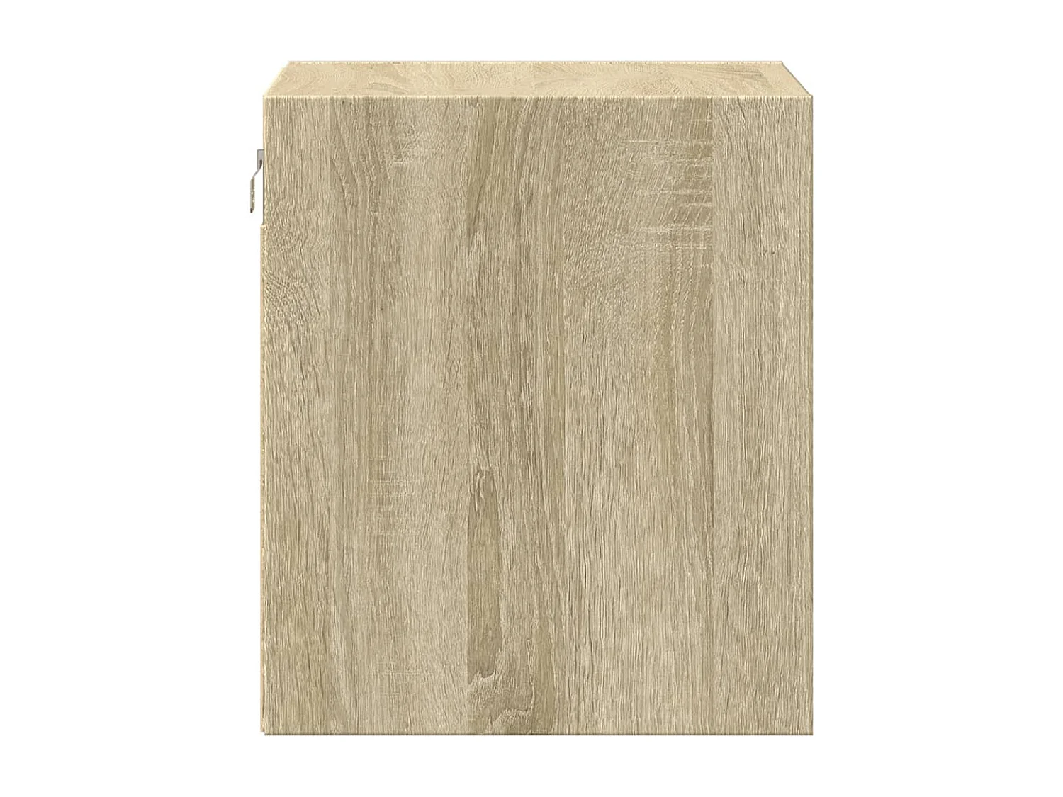 Table de chevet murale avec lumières LED chêne sonoma