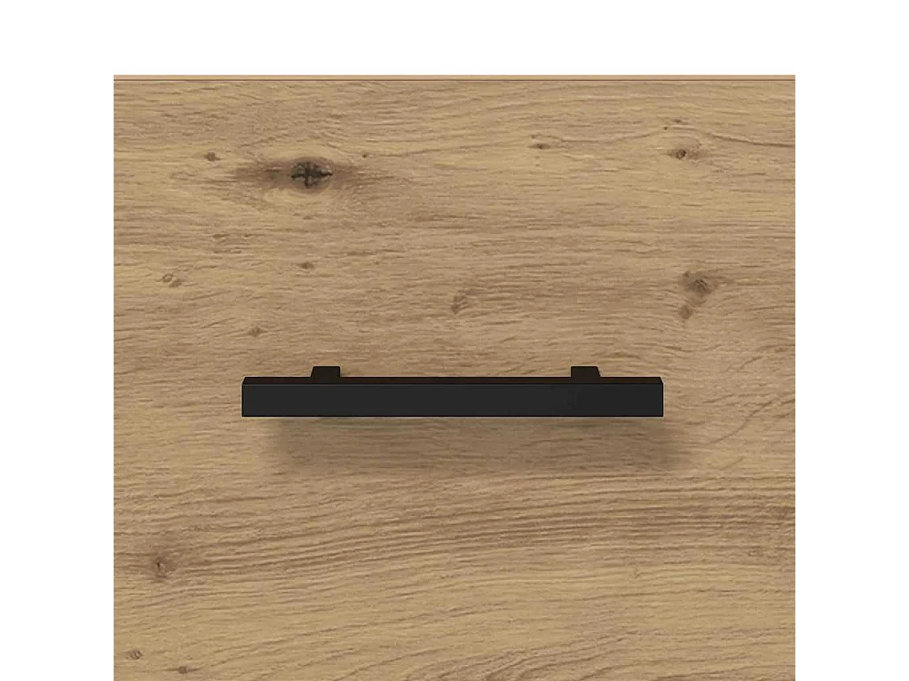 Cabinet de chevet avec tiroir chêne artisanal 40 x 35 x 47.5 cm