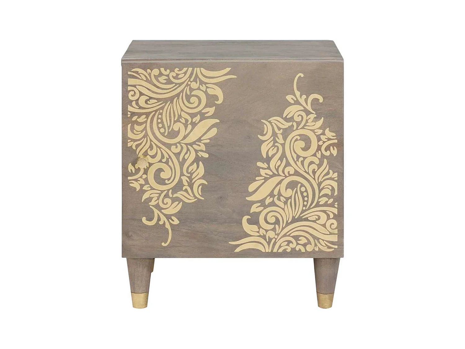 Comodino 2 pezzi Grigio 40 x 33 x 46 cm