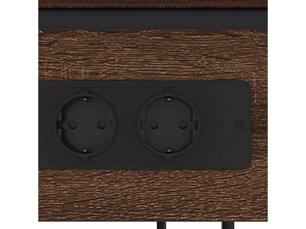 Cabinet de chevet Chêne marron 41 x 28 x 76 cm