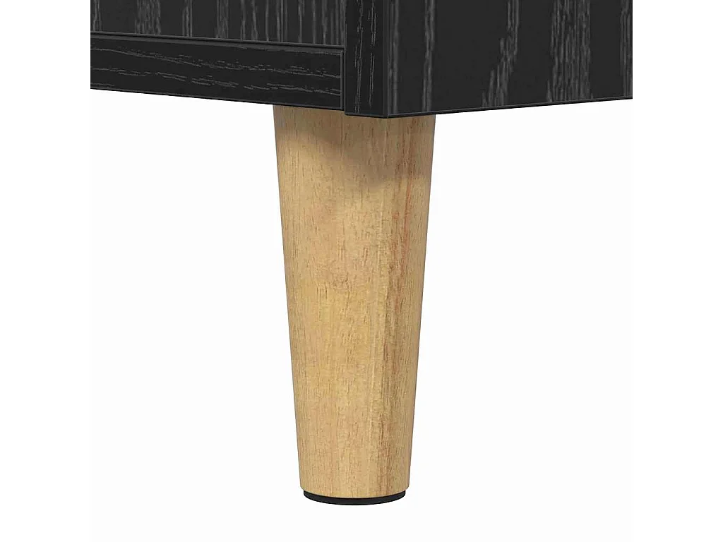 Cabinet de chevet avec tiroir Chêne noir 40 x 35 x 47.5 cm