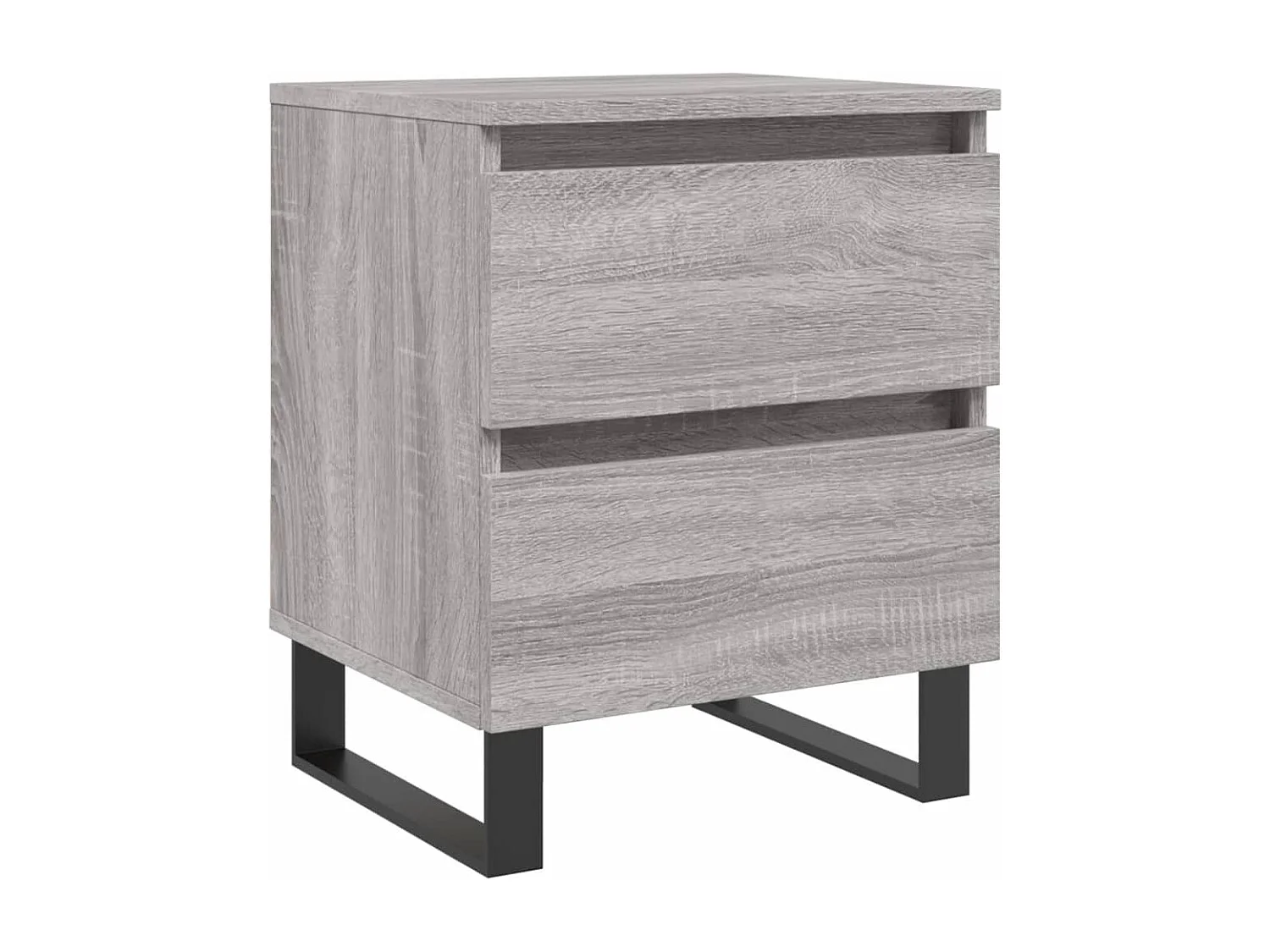 Table de chevet sonoma gris 40x35x50 cm bois d’ingénierie