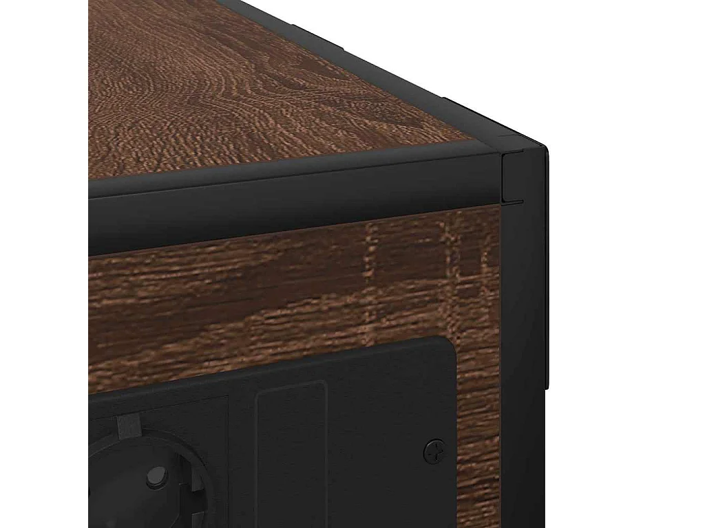 Comodino Rovere marrone 41,5 x 26 x 60,5 cm